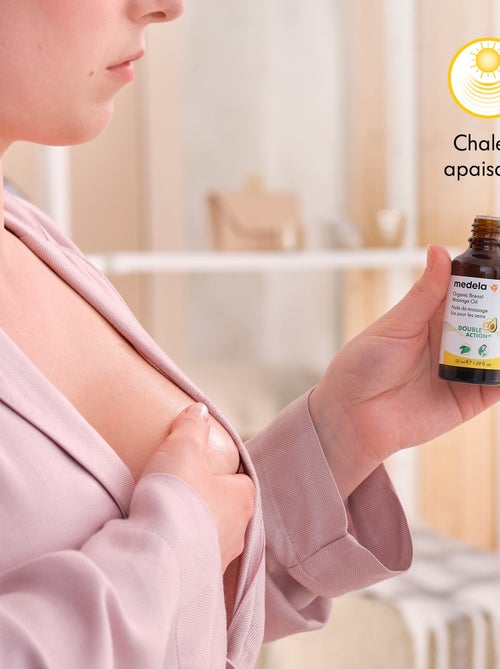 MEDELA - Olio da massaggio Double Action™ bio per il seno 50ml - Lenitivo - Kiabi
