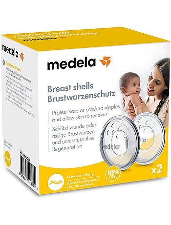 MEDELA - Proteggi capezzoli - Confezione da 2 - Allattamento senza dolore