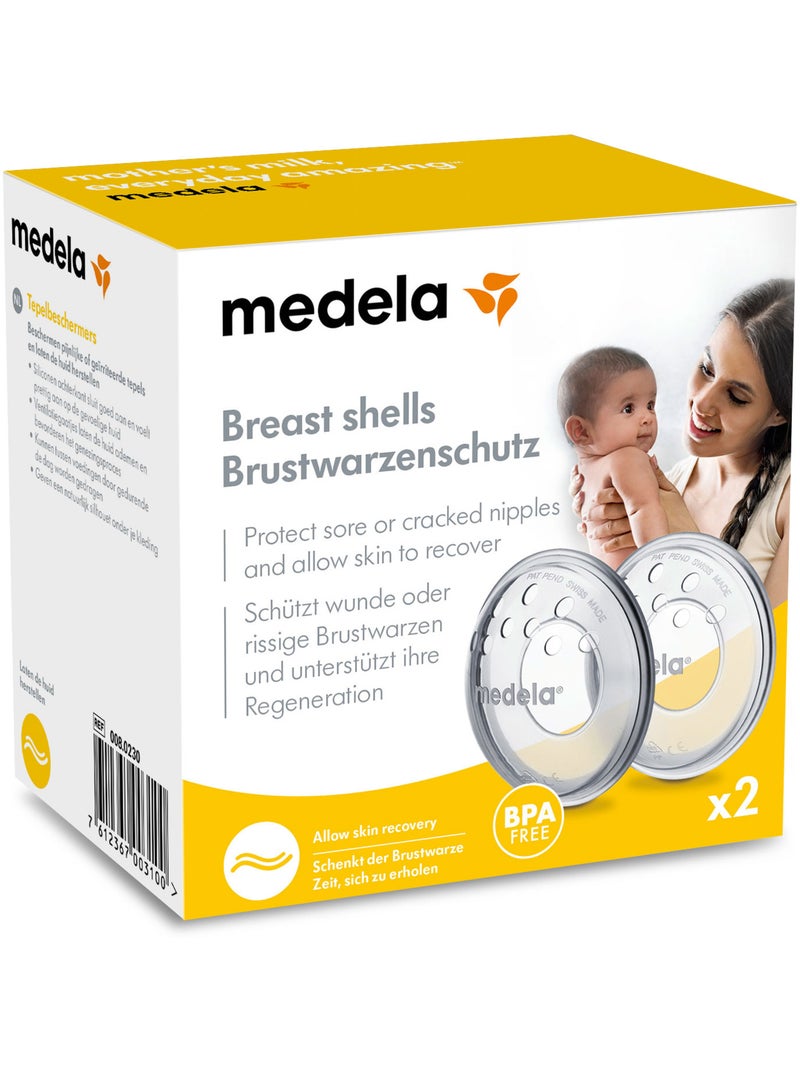 MEDELA - Proteggi capezzoli - Confezione da 2 - Allattamento senza dolore Trasparente - Kiabi