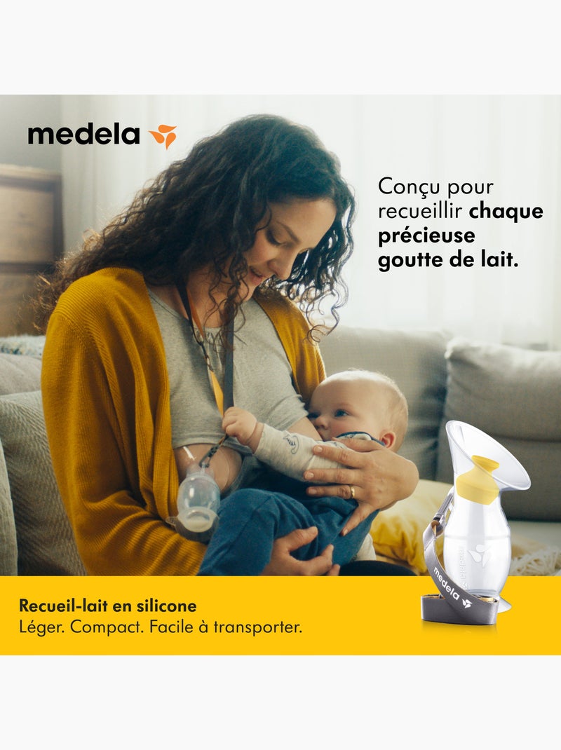 MEDELA - Raccoglitore di latte in silicone - Coppetta per allattamento Trasparente - Kiabi