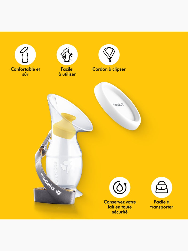 MEDELA - Raccoglitore di latte in silicone - Coppetta per allattamento Trasparente - Kiabi