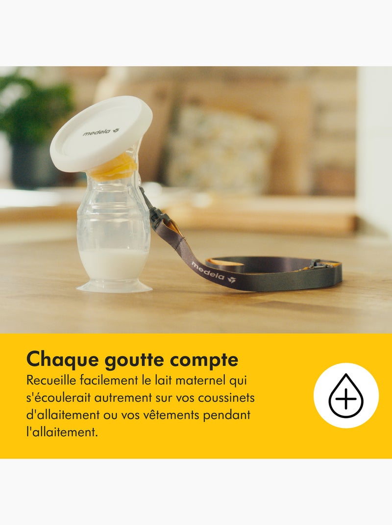 MEDELA - Raccoglitore di latte in silicone - Coppetta per allattamento Trasparente - Kiabi