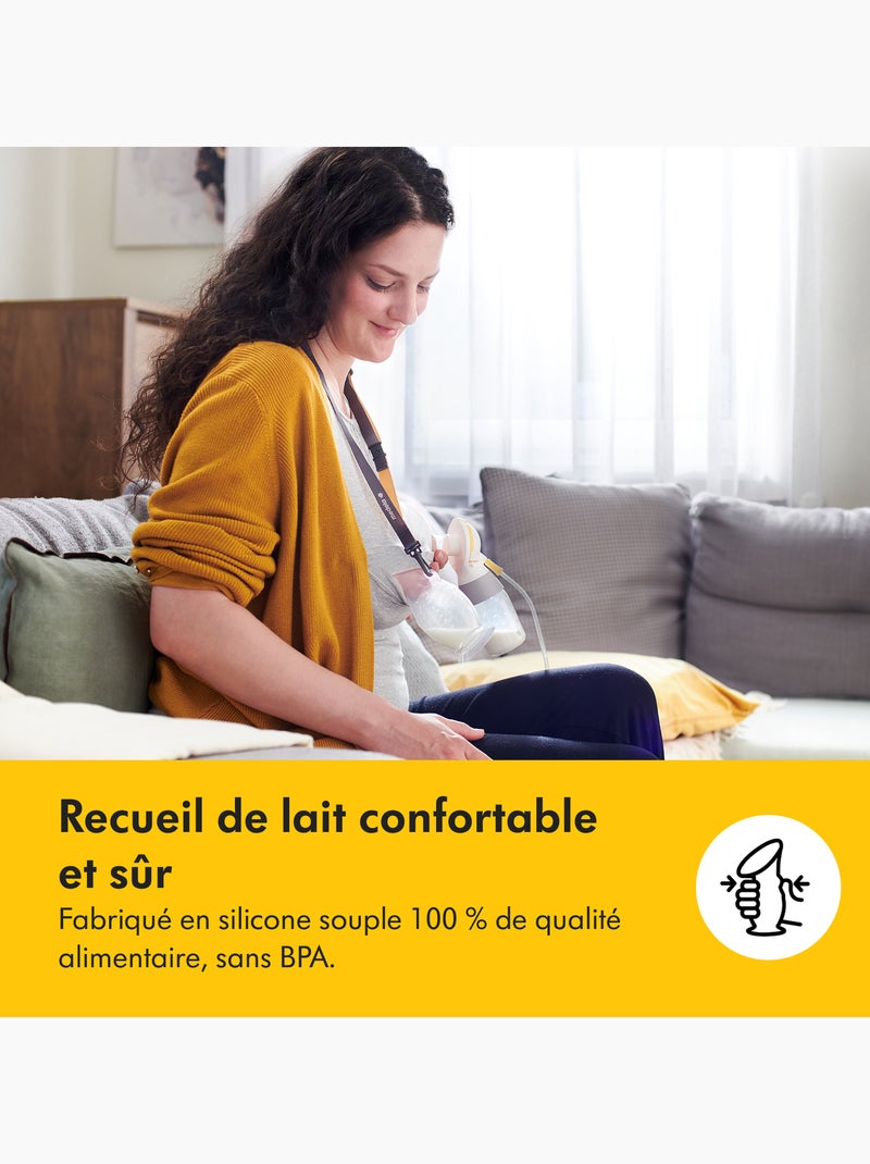 MEDELA - Raccoglitore di latte in silicone - Coppetta per allattamento Trasparente - Kiabi