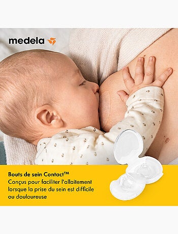 MEDELA - Tettarelle Contact™ Taglia L - Allattamento confortevole, silicone morbido ultra-sottile,