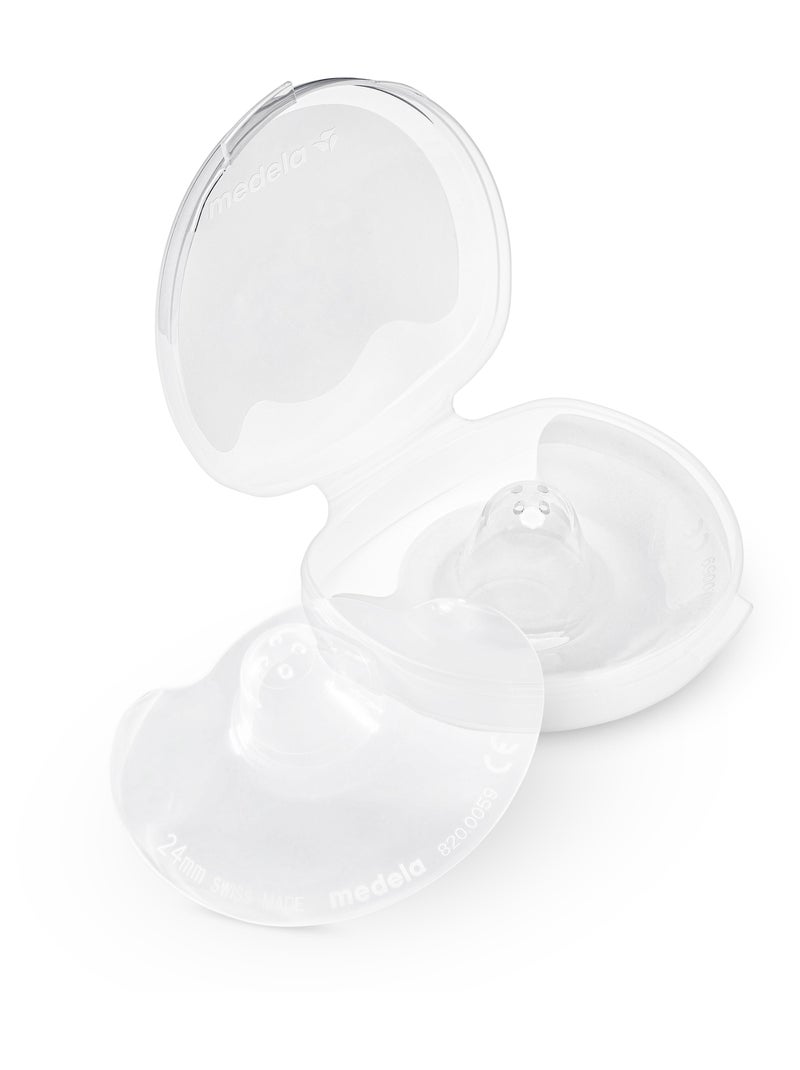 Medela - tettarelle contact™ taglia m - allattamento confortevole, silicone morbido ultra-sottile, Trasparente - Kiabi
