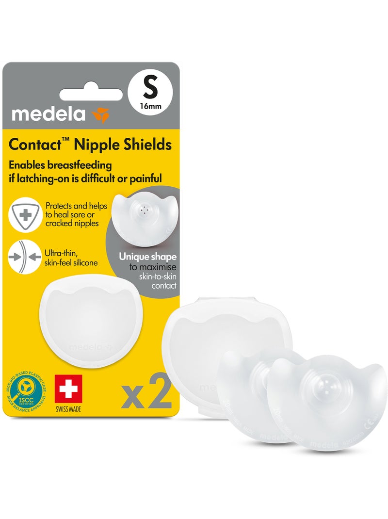 Medela - tettarelle contact™ taglia m - allattamento confortevole, silicone morbido ultra-sottile, Trasparente - Kiabi