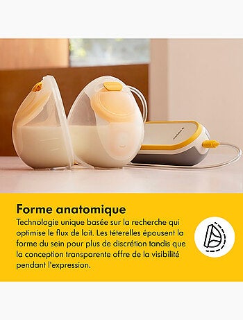 MEDELA - Tiralatte elettrico doppio Freestyle Hands Free 21 mm / 24 mm - Discreto e portatile