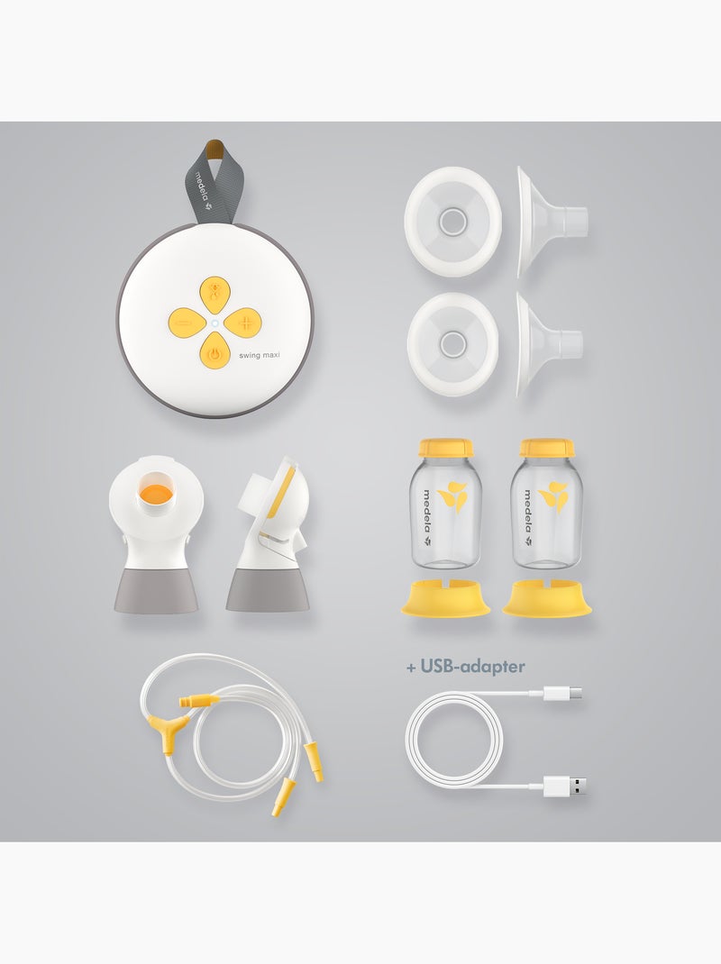 MEDELA - Tiralatte elettrico doppio Swing Maxi RD 21 mm / 24 mm - Estrazione rapida Trasparente - Kiabi