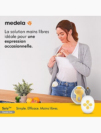 MEDELA - Tiralatte elettrico singolo Solo Hands-Free 24mm - Compatto e intuitivo