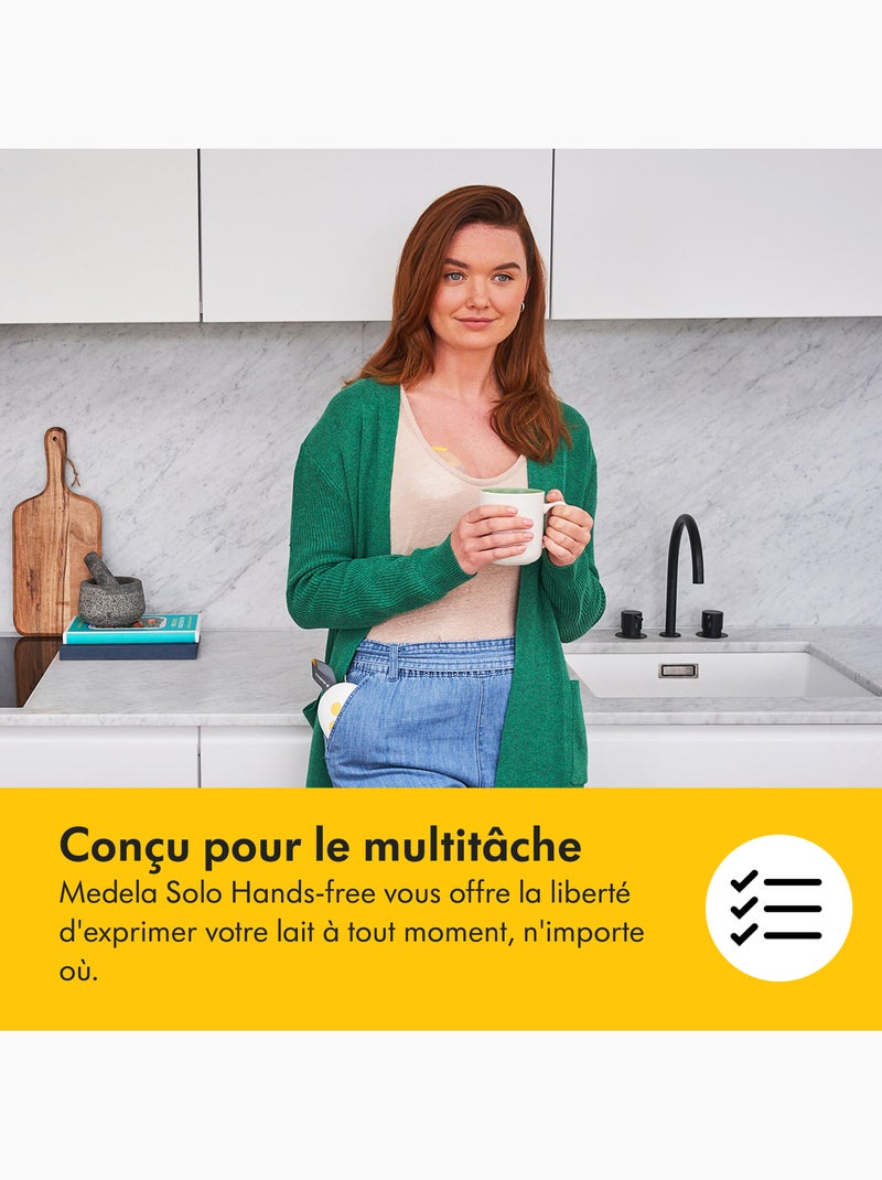 MEDELA - Tiralatte elettrico singolo Solo Hands-Free 24mm - Compatto e intuitivo Trasparente - Kiabi