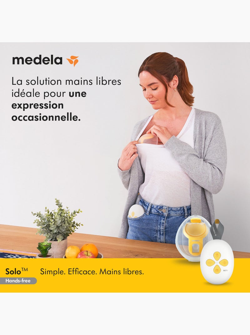 MEDELA - Tiralatte elettrico singolo Solo Hands-Free 24mm - Compatto e intuitivo Trasparente - Kiabi