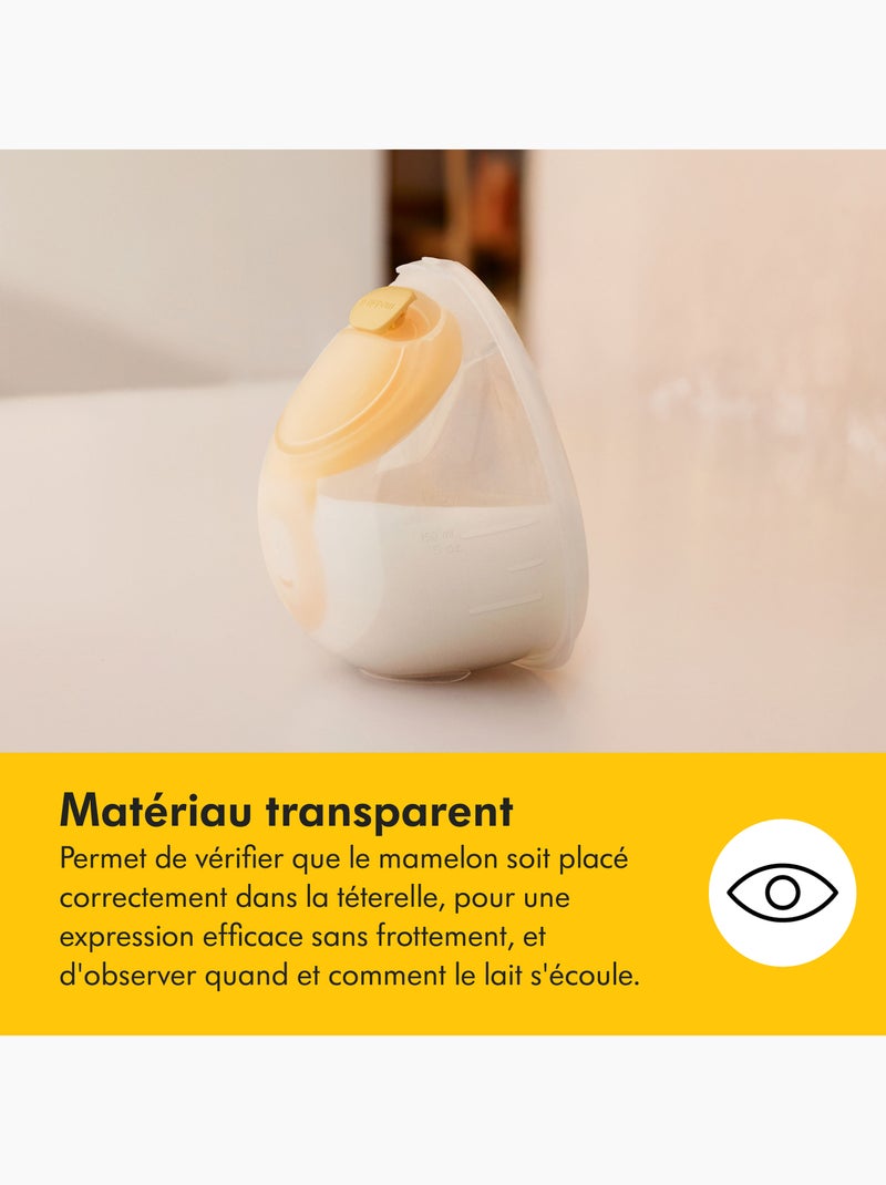 MEDELA - Tiralatte elettrico singolo Solo Hands-Free 24mm - Compatto e intuitivo Trasparente - Kiabi