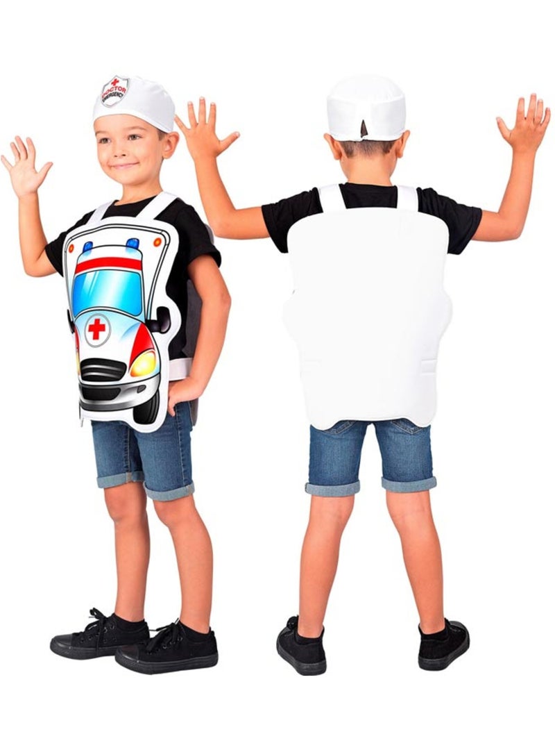 Medico in divisa da ambulanza con cappello Multicolore - Kiabi