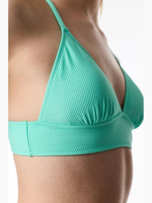 Meli top bikini bralette testurizzato penti - Kiabi Meli top bikini bralette testurizzato penti - Kiabi