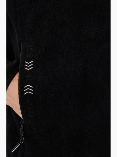 Men's felpa in peluche con zip frontale tommy - Kiabi Men's felpa in peluche con zip frontale tommy - Kiabi