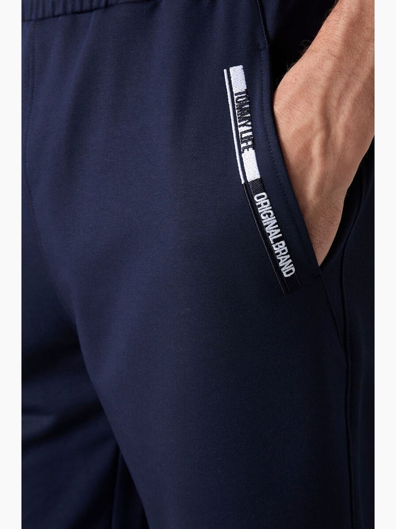 Men's pantaloncini capri a vita media tommy Blu marino - Kiabi