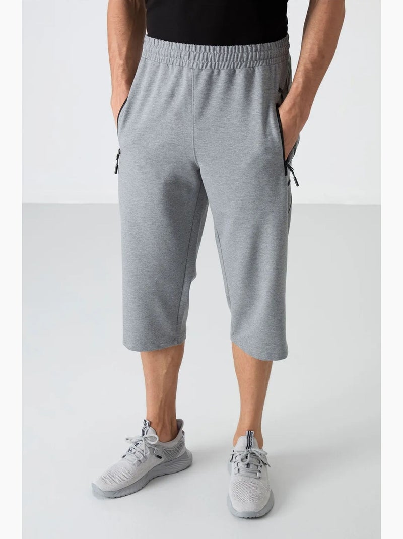 Men's pantaloncini da ciclismo capri tommy Grigio chiaro - Kiabi