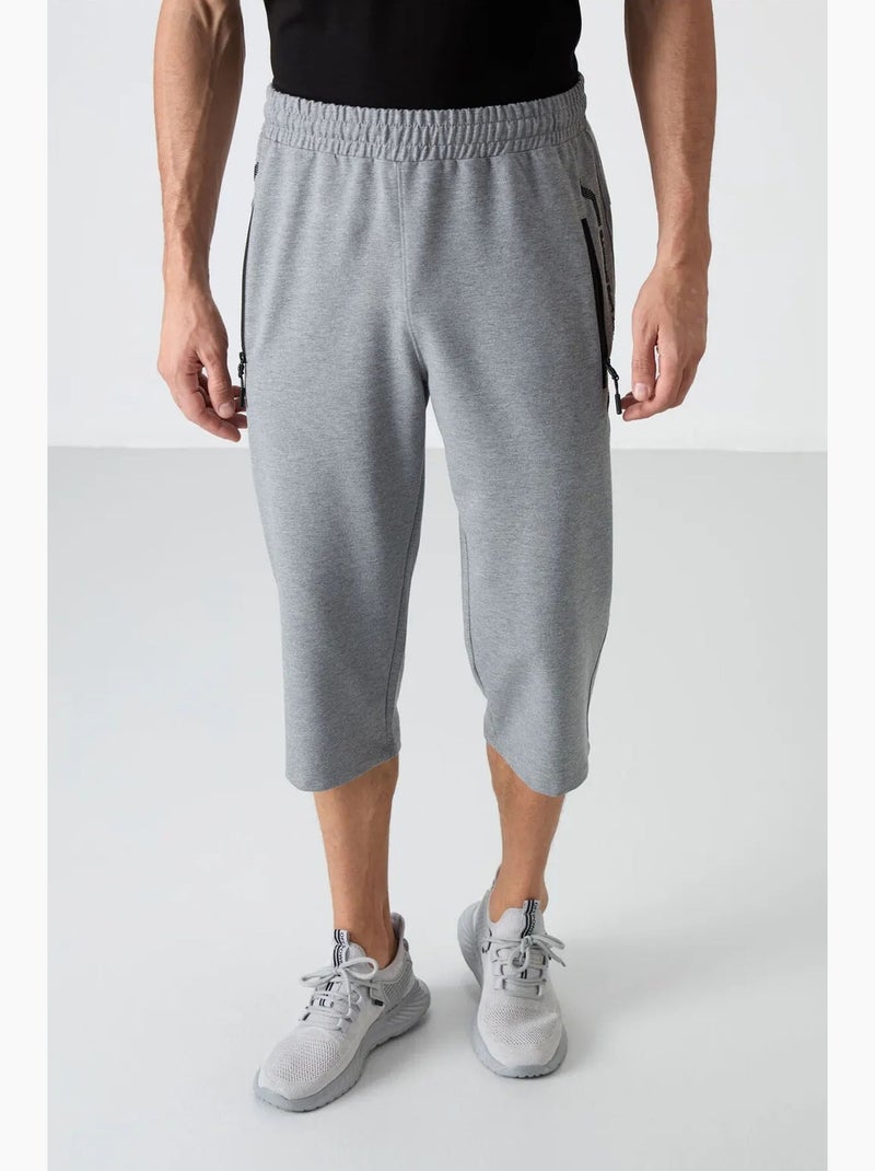Men's pantaloncini da ciclismo capri tommy Grigio chiaro - Kiabi