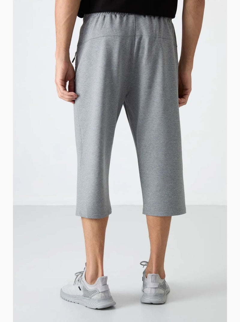 Men's pantaloncini da ciclismo capri tommy Grigio chiaro - Kiabi