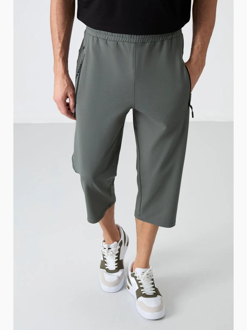 Men's pantaloncini da ciclismo capri tommy Grigio - Kiabi