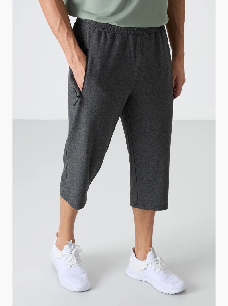 Men's pantaloncini da ciclismo capri tommy Grigio nero - Kiabi