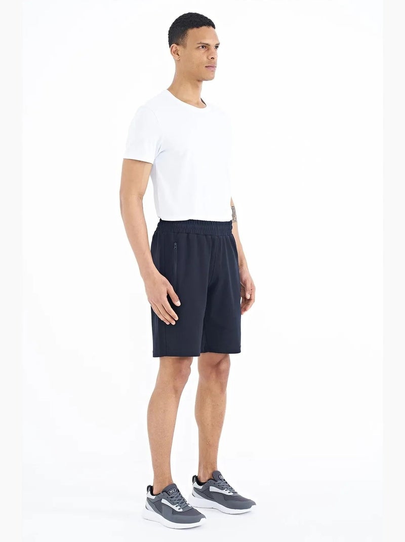 Men's pantaloncini felpati in cotone e poliestere tommy Blu laguna - Kiabi