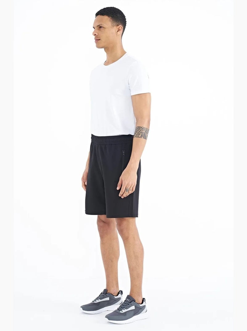 Men's pantaloncini felpati in cotone e poliestere tommy Nero - Kiabi
