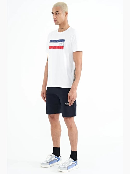 Men's pantaloncini felpati in maglia tinta unita tommy - Kiabi