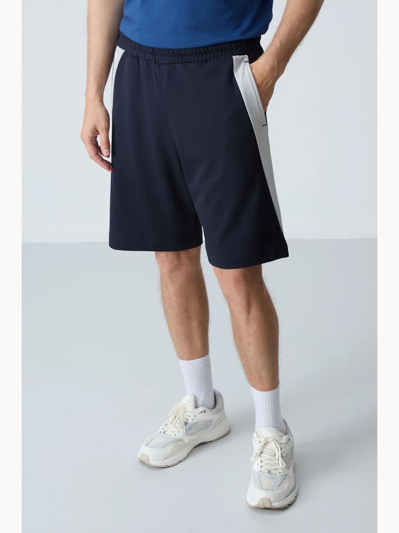 Men's pantaloncini felpati in misto cotone tommy Blu marino - Kiabi