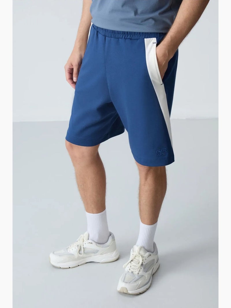 Men's pantaloncini felpati in misto cotone tommy Blu reale - Kiabi