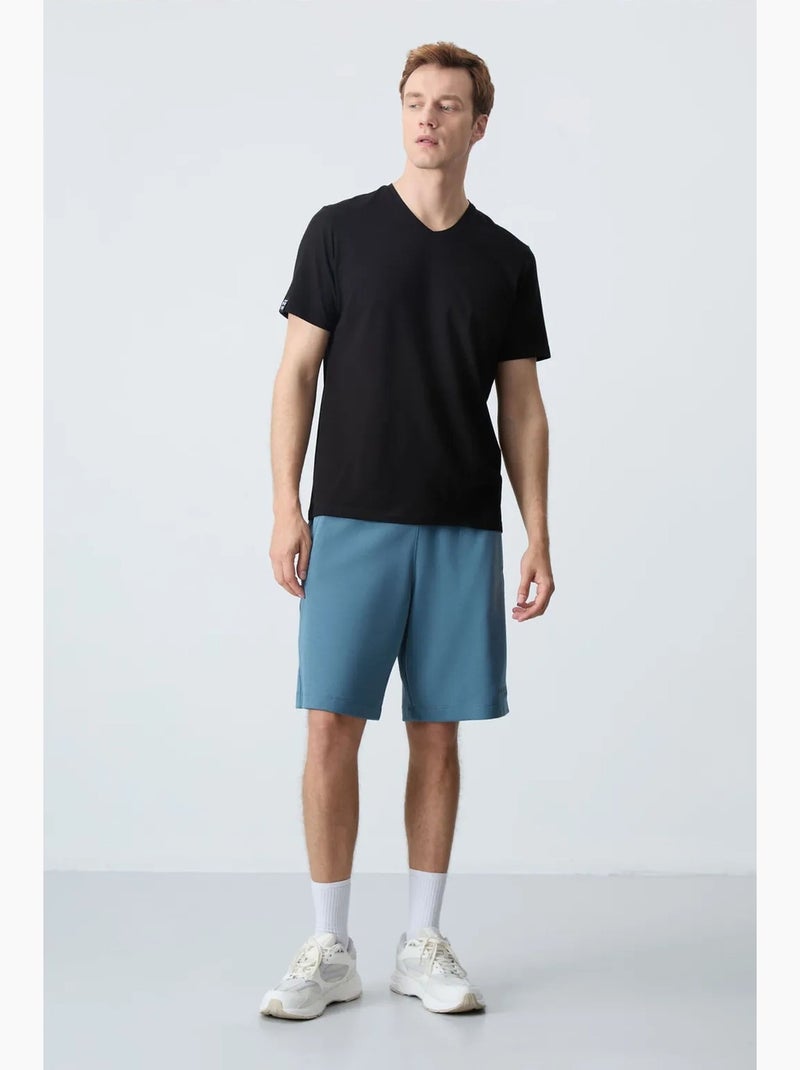 Men's pantaloncini in jersey regular fit tommy Blu - Kiabi