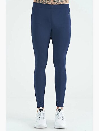 Men's pantaloni active in maglia skinny a vita alta tommy
