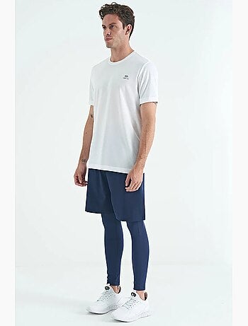Men's pantaloni active in maglia skinny a vita alta tommy