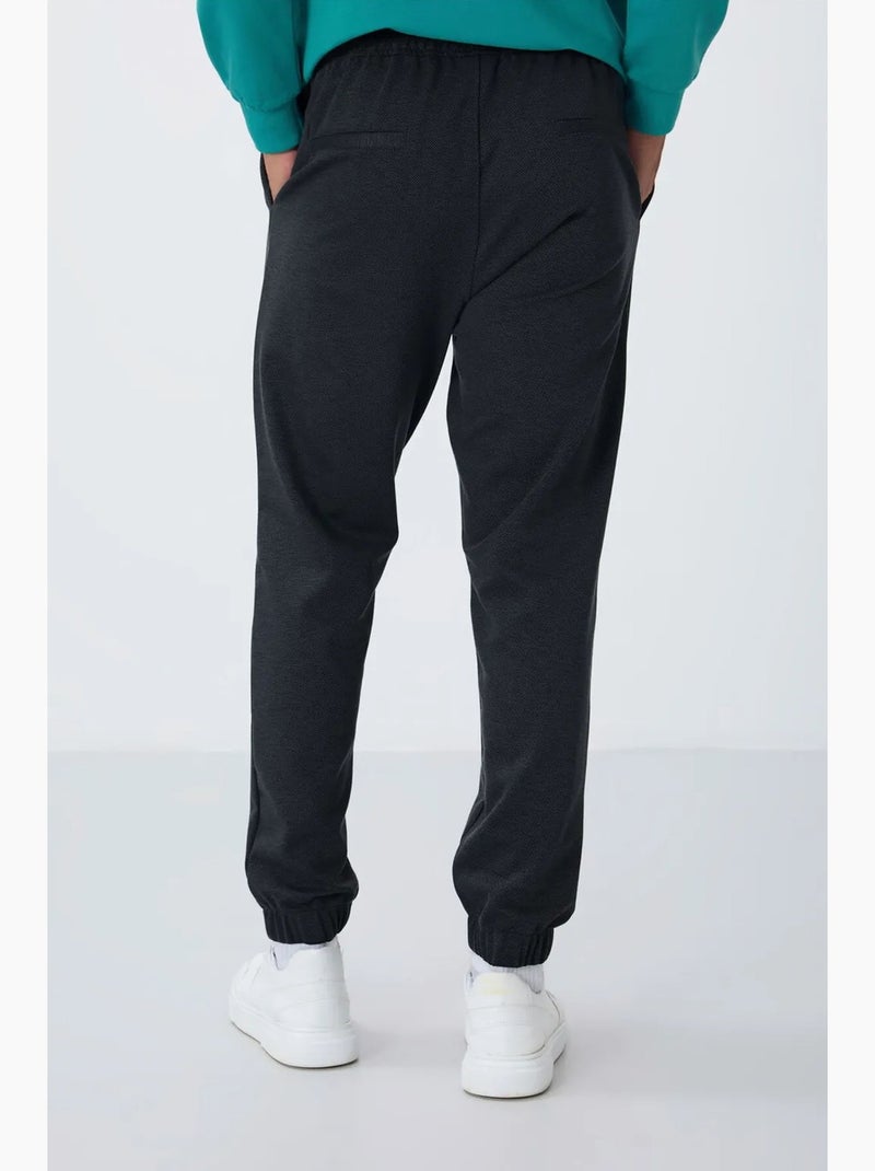 Men's pantaloni della tuta in pile regular fit tommy Grigio - Kiabi