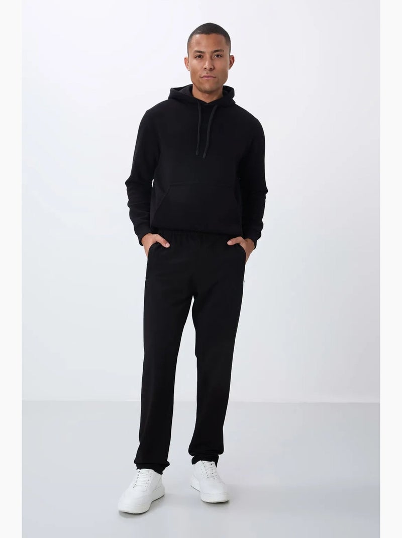 Men's pantaloni della tuta slim fit a gamba dritta tommy Nero - Kiabi