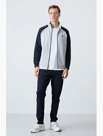 Men's set active in maglia color block tommy