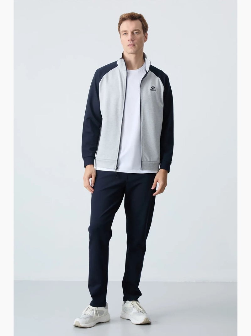 Men's set active in maglia color block tommy Grigio blu - Kiabi