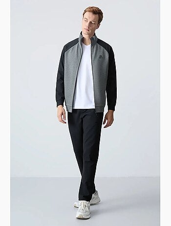 Men's set active in maglia color block tommy