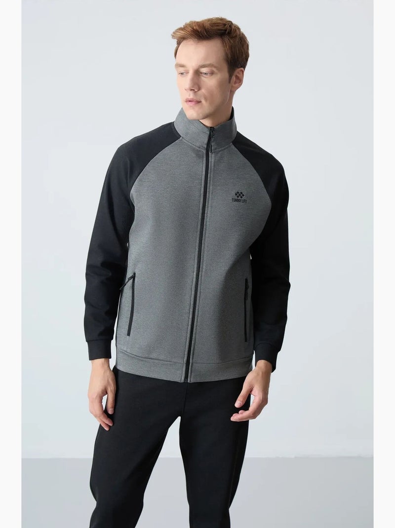 Men's set active in maglia color block tommy Grigio medio - Kiabi
