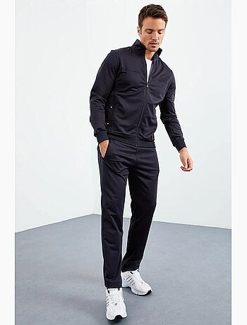 Men's set active in maglia scuba con colletto con zip tommy