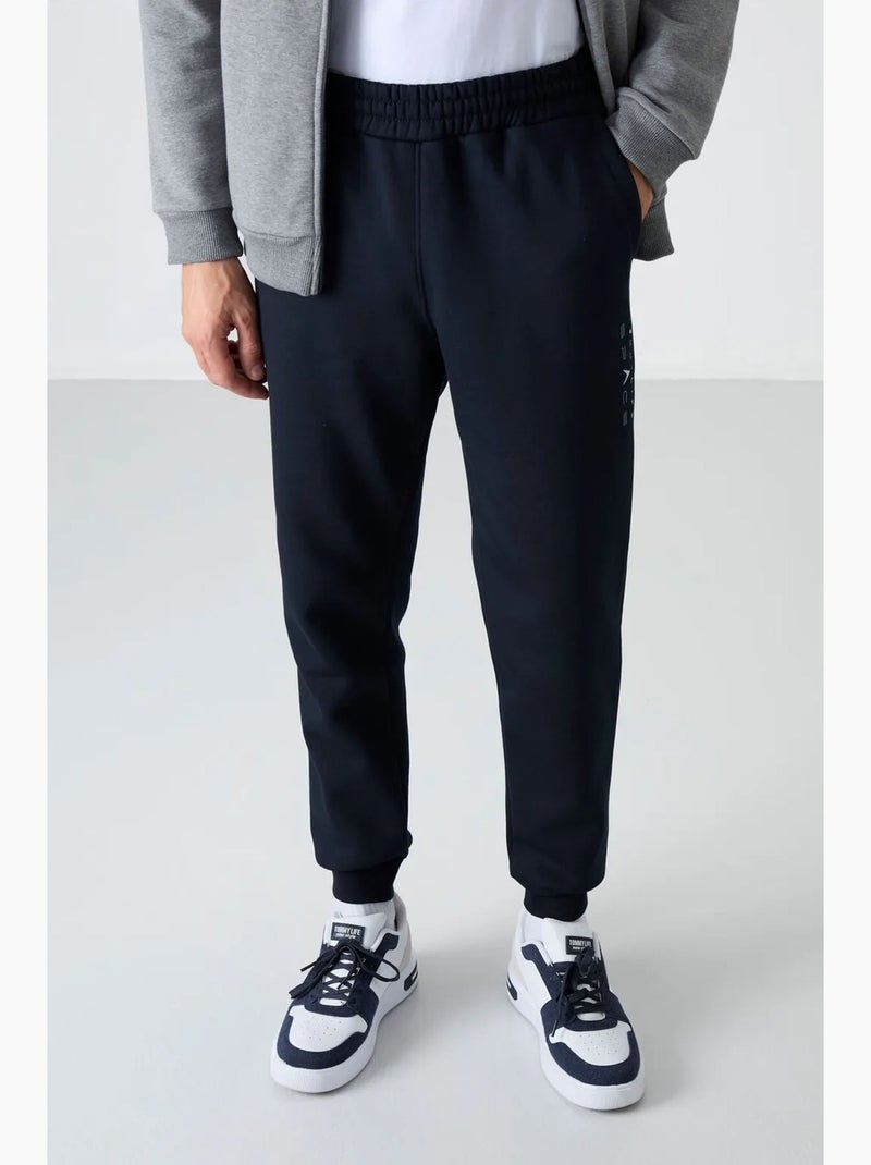 Men's set di felpa con zip e pantaloni color block tommy Blu Grigio Bianco - Kiabi