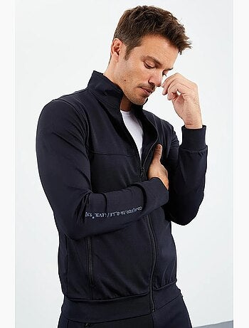 Men's set felpa e pantaloni in maglia scuba tommy