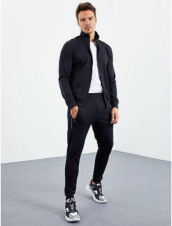 Men's set felpa e pantaloni in maglia scuba tommy