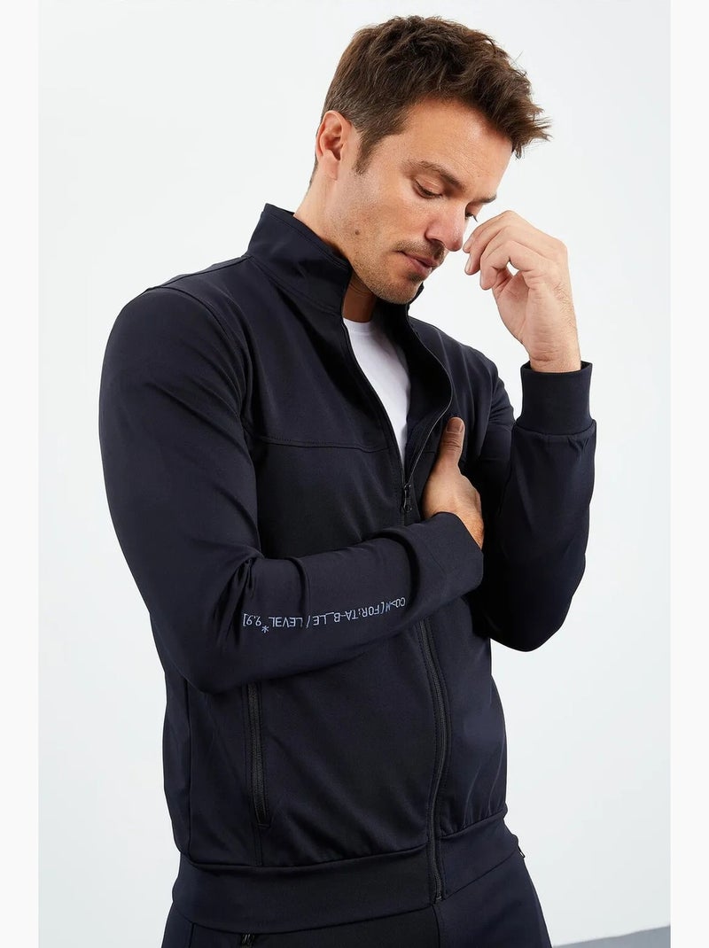 Men's set felpa e pantaloni in maglia scuba tommy Blu marino - Kiabi
