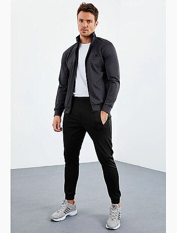 Men's set felpa e pantaloni in maglia scuba tommy