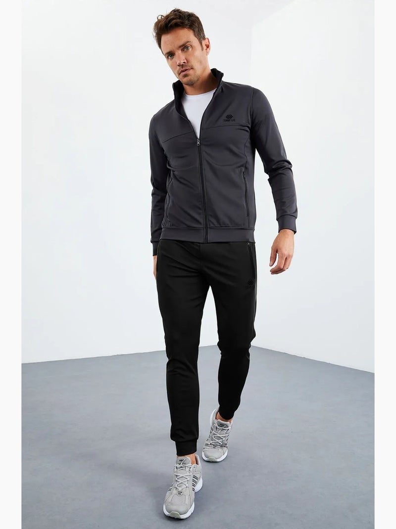 Men's set felpa e pantaloni in maglia scuba tommy Grigio nero - Kiabi