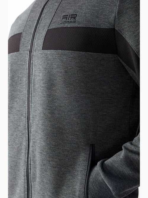 Men's set in pile con blocchi di colore con felpa e pantaloni tommy - Kiabi