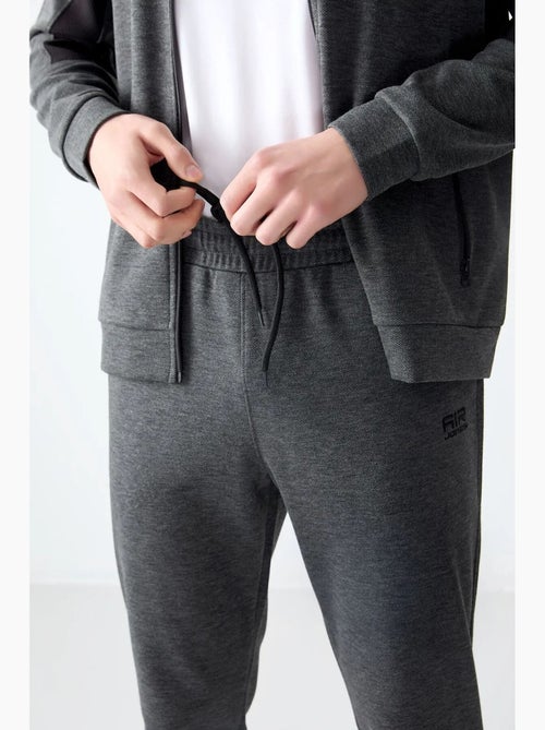 Men's set in pile con blocchi di colore con felpa e pantaloni tommy - Kiabi