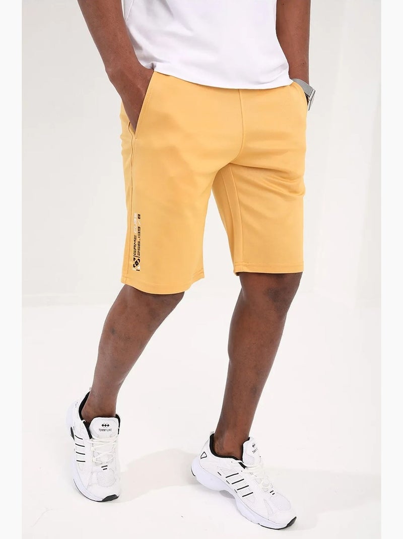 Men's shorts in jersey con vita con coulisse tommy Ambra - Kiabi