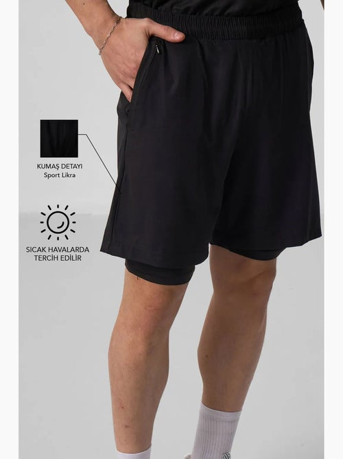 Men's shorts in jersey regular fit tommy - Kiabi